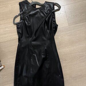 Zara Mini Faux Leather Dress